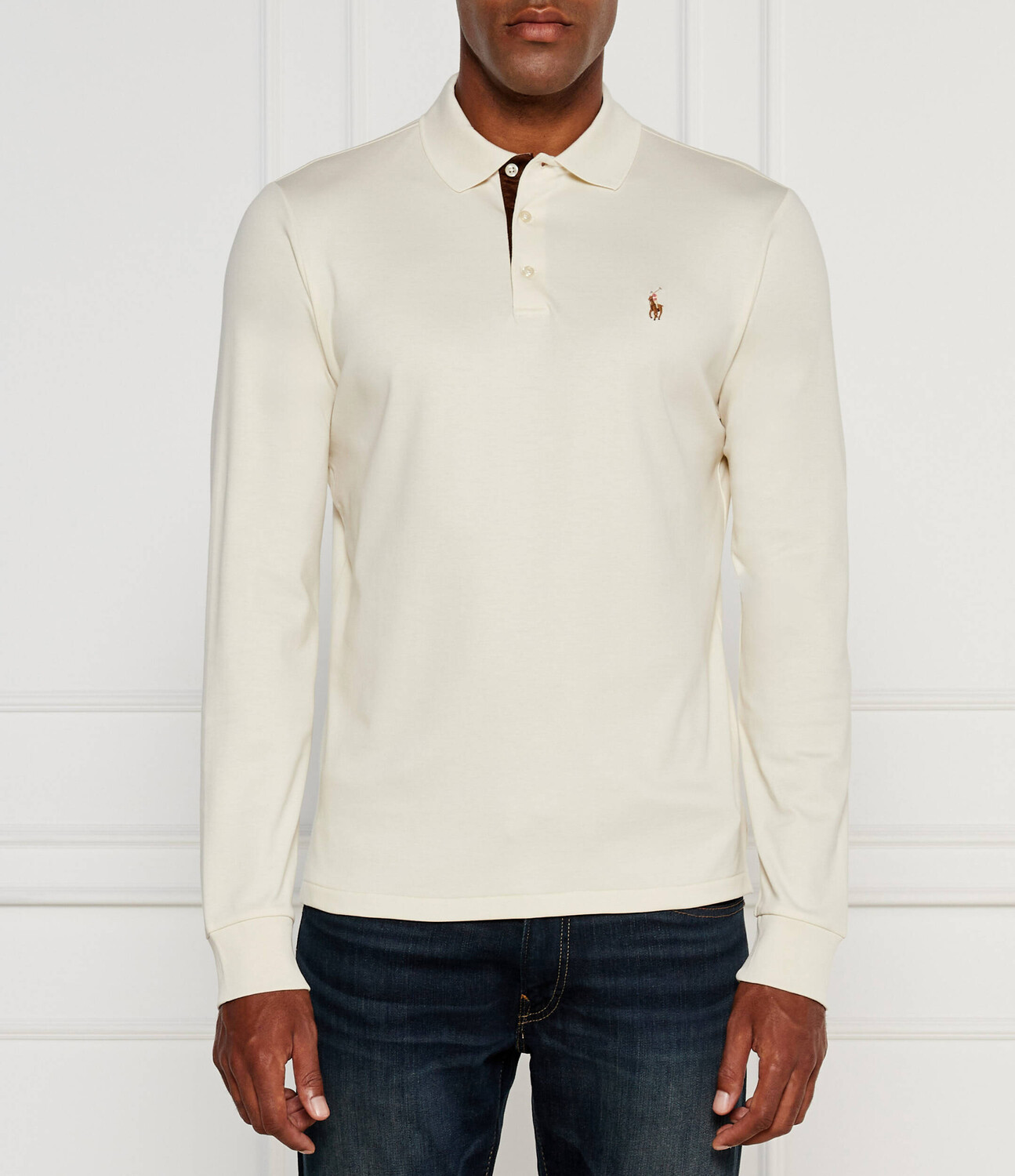 Поло POLO RALPH LAUREN Custom slim fit, кремовый
Поло POLO RALPH LAUREN Custom slim fit, кремовый