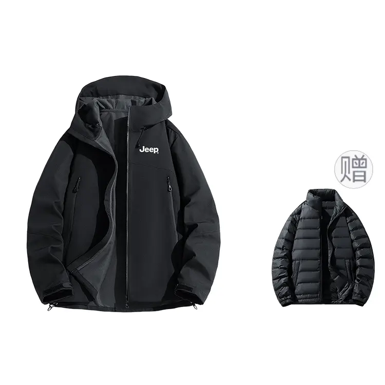 Jeep Куртка Unisex, Vibrant Black (Comes with Down Liners)
Jeep Куртка Unisex, Vibrant Black (Comes with Down Liners)