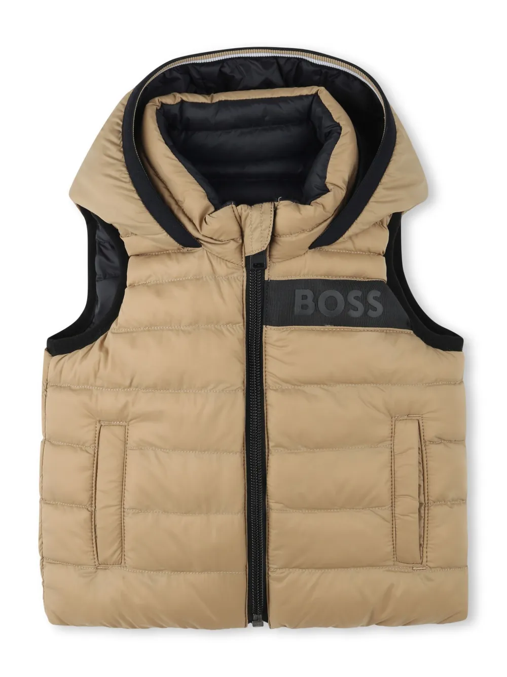 Двусторонний жилет BOSS Kidswear, черный
Двусторонний жилет BOSS Kidswear, черный