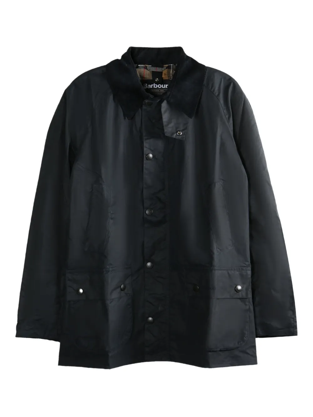Водонепроницаемая куртка на кнопках Barbour, синий 
Водонепроницаемая куртка на кнопках Barbour, синий