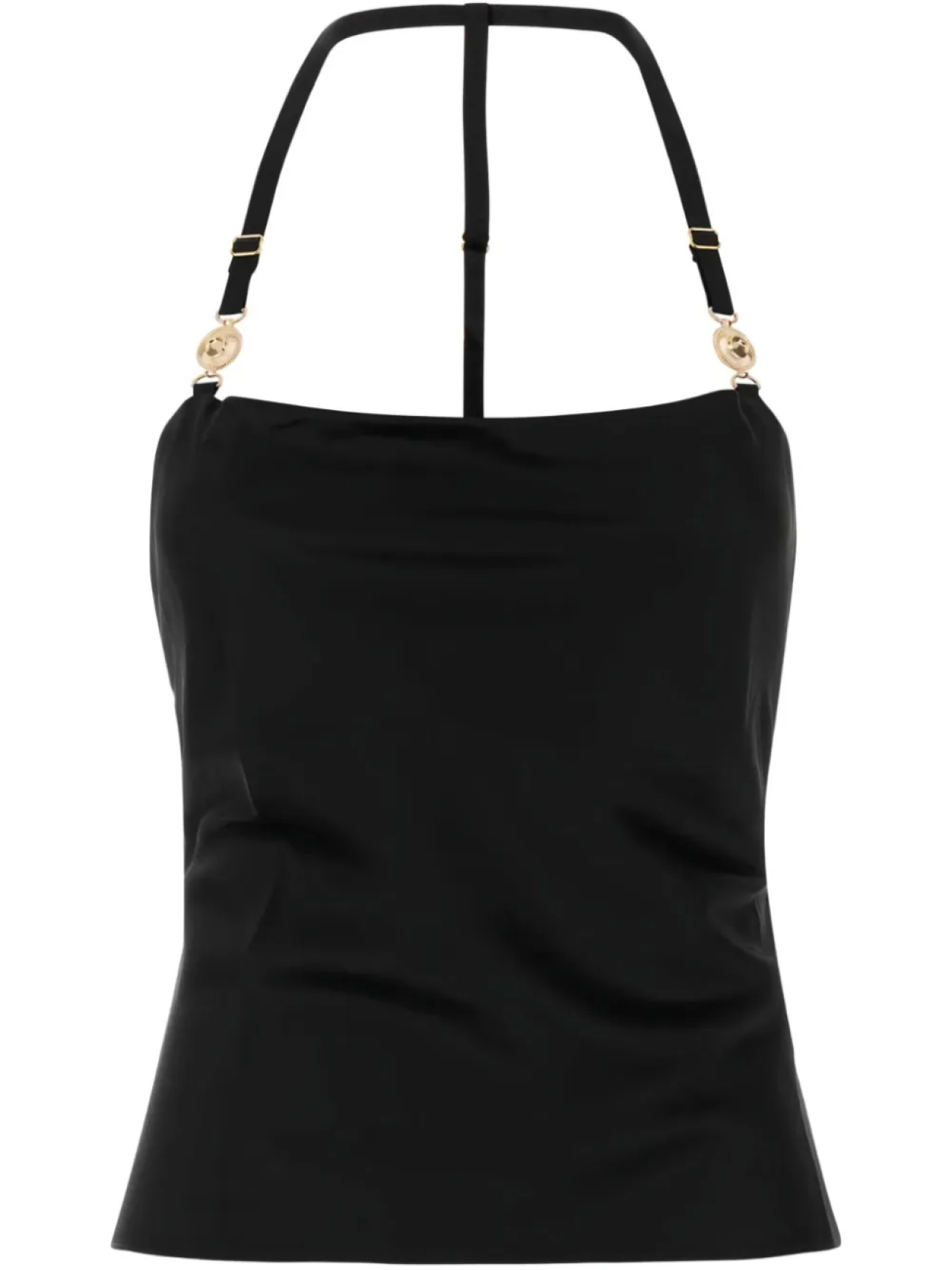 Топ из атласа Marine Serre, черный
Топ из атласа Marine Serre, черный