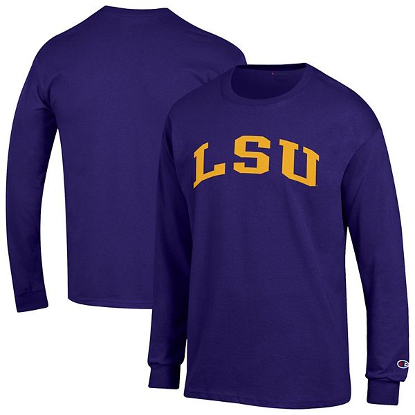 Мужская фиолетовая футболка LSU Tigers Basic Arch с длинным рукавом Champion
Мужская фиолетовая футболка LSU Tigers Basic Arch с длинным рукавом Champion