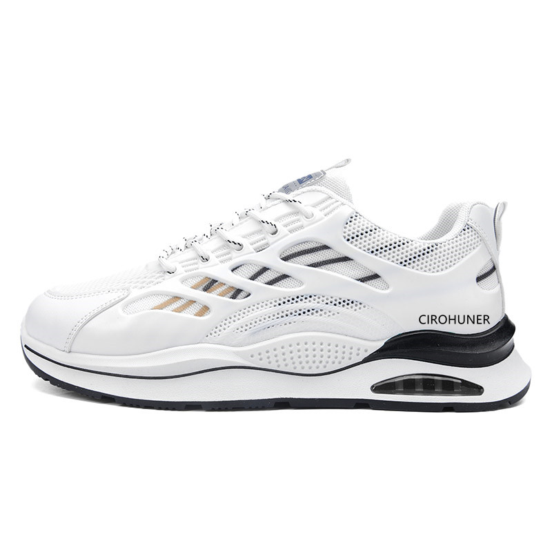Дышащие низкие повседневные туфли для мужчин CIROHUNER, White Black
Дышащие низкие повседневные туфли для мужчин CIROHUNER, White Black