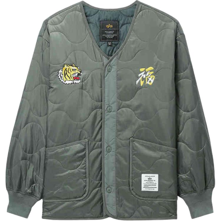 Alpha Industries Стеганая бомбер-куртка, Army Green
Alpha Industries Стеганая бомбер-куртка, Army Green