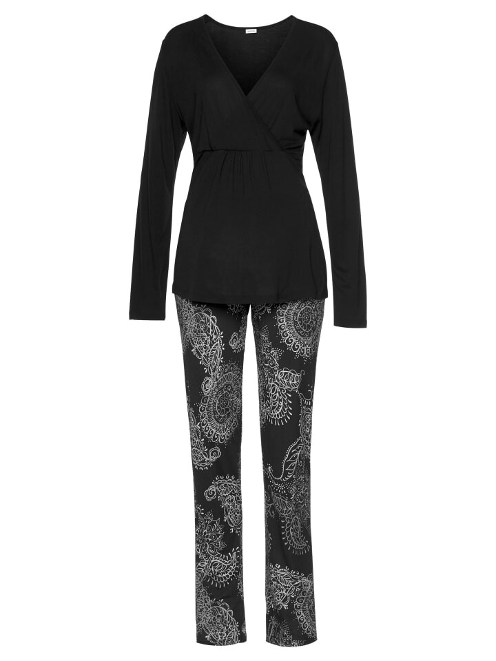 Пижама VIVANCE DREAMS, цвет schwarz-weiß-gemustert
Пижама VIVANCE DREAMS, цвет schwarz-weiß-gemustert