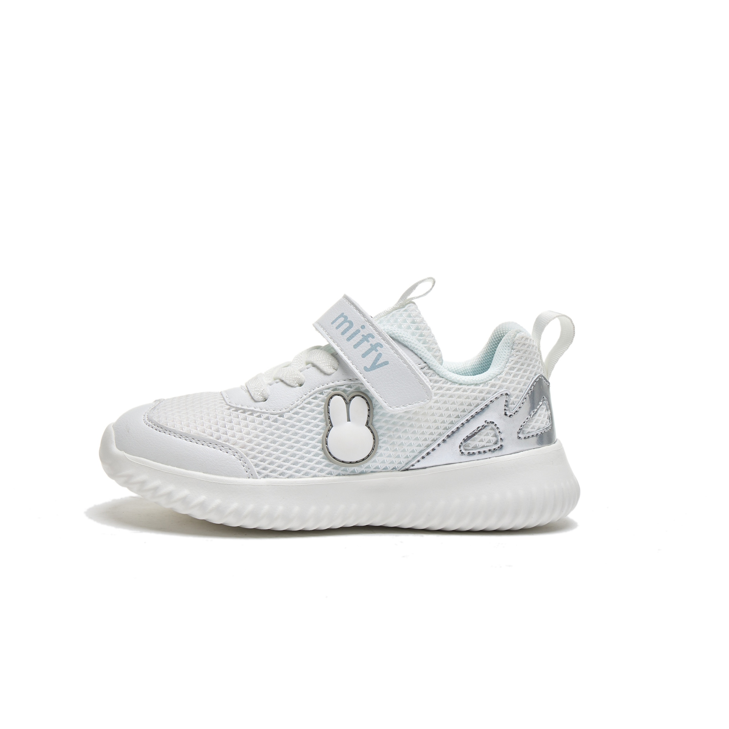 Кроссовки для бега с низким верхом, противоскользящие, устойчивые к истиранию и ударам, дышащие, детские Miffy, белый/серебряный
Кроссовки для бега с низким верхом, противоскользящие, устойчивые к истиранию и ударам, дышащие, детские Miffy, белый/серебряный