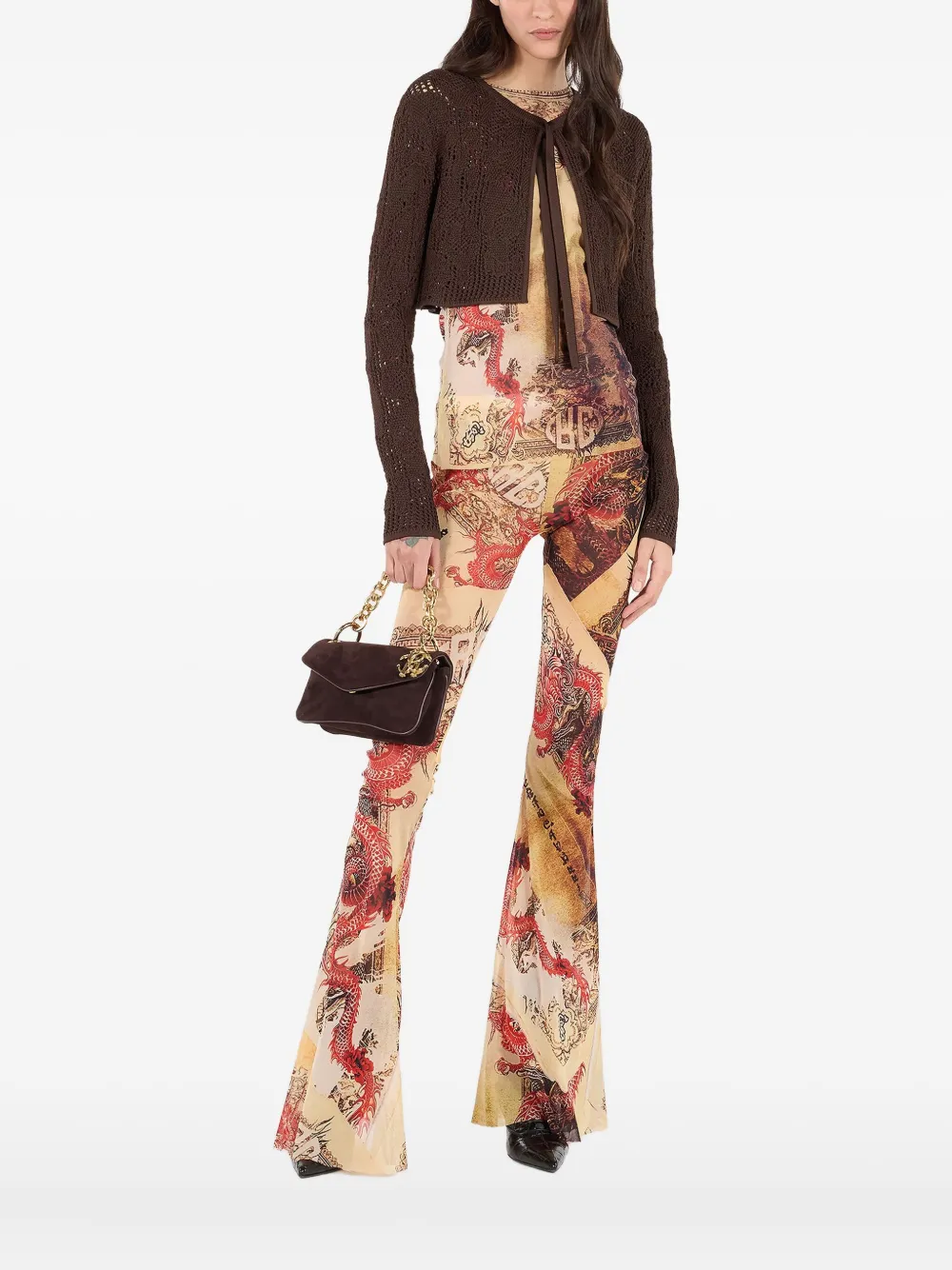 Топ с длинными рукавами Roberto Cavalli, нейтральный
Топ с длинными рукавами Roberto Cavalli, нейтральный