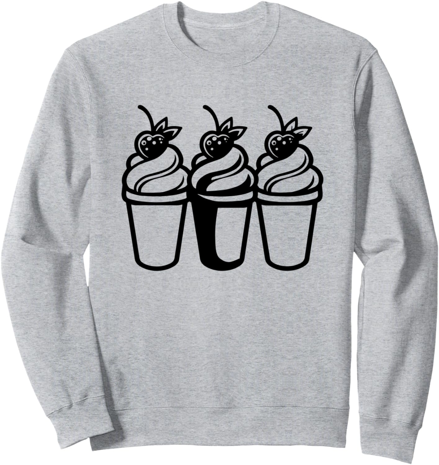 Толстовка с принтом «Чашка мороженого и щербет» Ice Cream Guy Graphic T-Shirt And Giveaway, серый
Толстовка с принтом «Чашка мороженого и щербет» Ice Cream Guy Graphic T-Shirt And Giveaway, серый