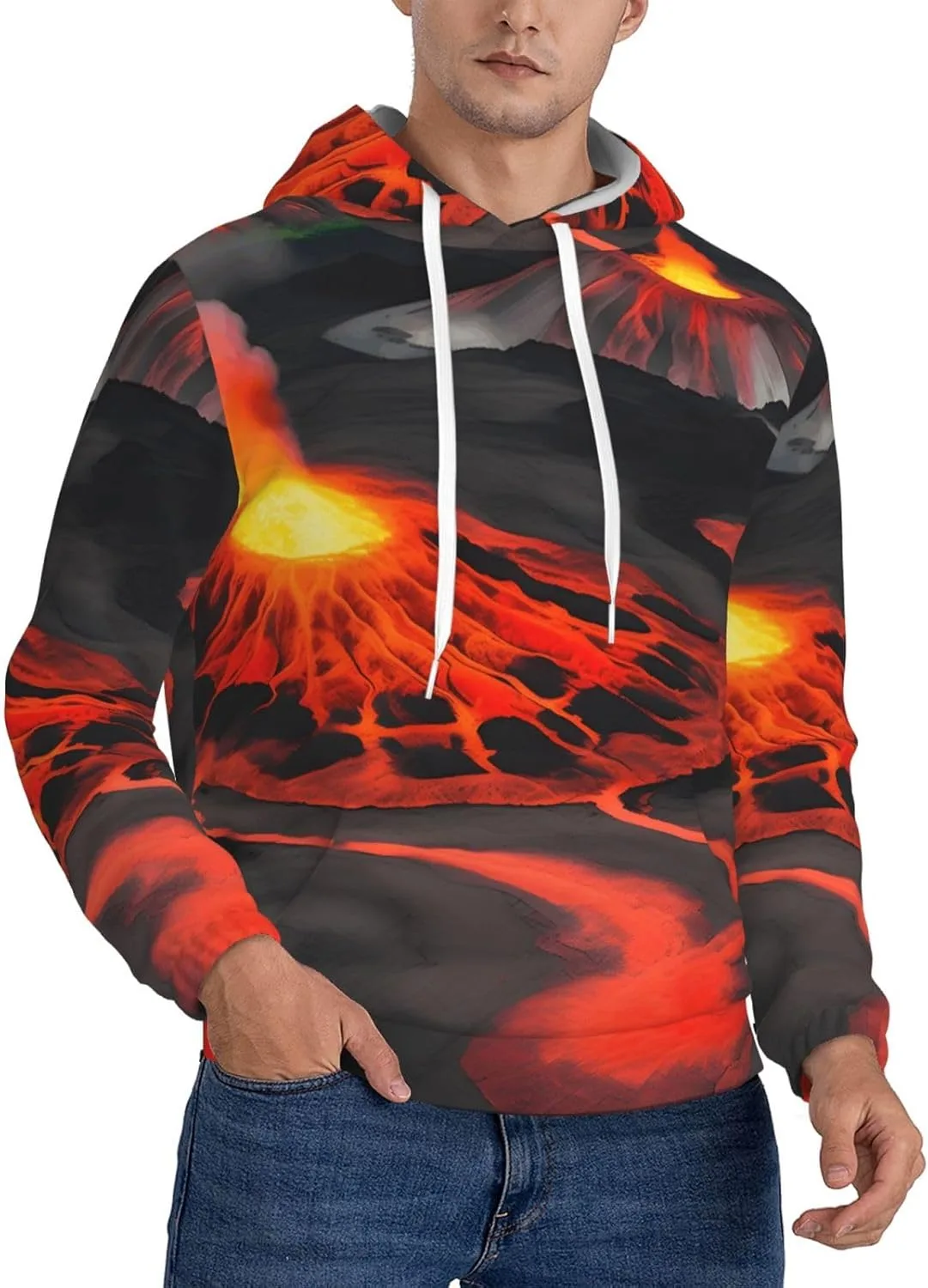 Толстовка с капюшоном BaerK для мужчин, с принтом вулкана Kilauea
Толстовка с капюшоном BaerK для мужчин, с принтом вулкана Kilauea