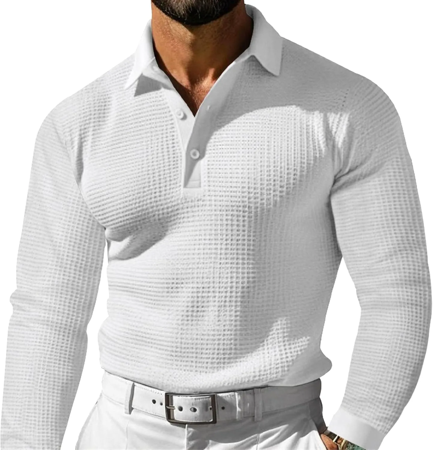 Мужской свитер Slim Fit с вафельной вязкой Maiyifu-GJ
Мужской свитер Slim Fit с вафельной вязкой Maiyifu-GJ