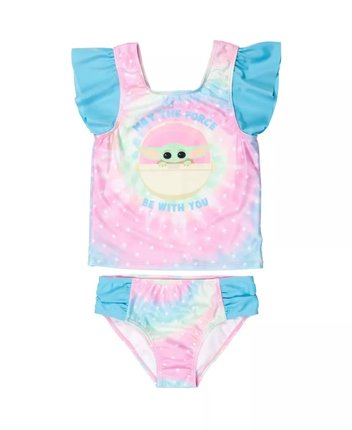 Детский купальный комплект для девочек: топ-танкини и бикини-трусики Yoda Star Wars, мультиколор
Детский купальный комплект для девочек: топ-танкини и бикини-трусики Yoda Star Wars, мультиколор