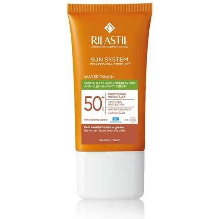 Rilastil Sun System Water Touch Fluid Comfort увлажняющий и антиоксидантный матовый эффект SPF 50+ для чувствительной нормальной и смешанной кожи 50 мл
Rilastil Sun System Water Touch Fluid Comfort увлажняющий и антиоксидантный матовый эффект SPF 50+ для чувствительной нормальной и смешанной кожи 50 мл