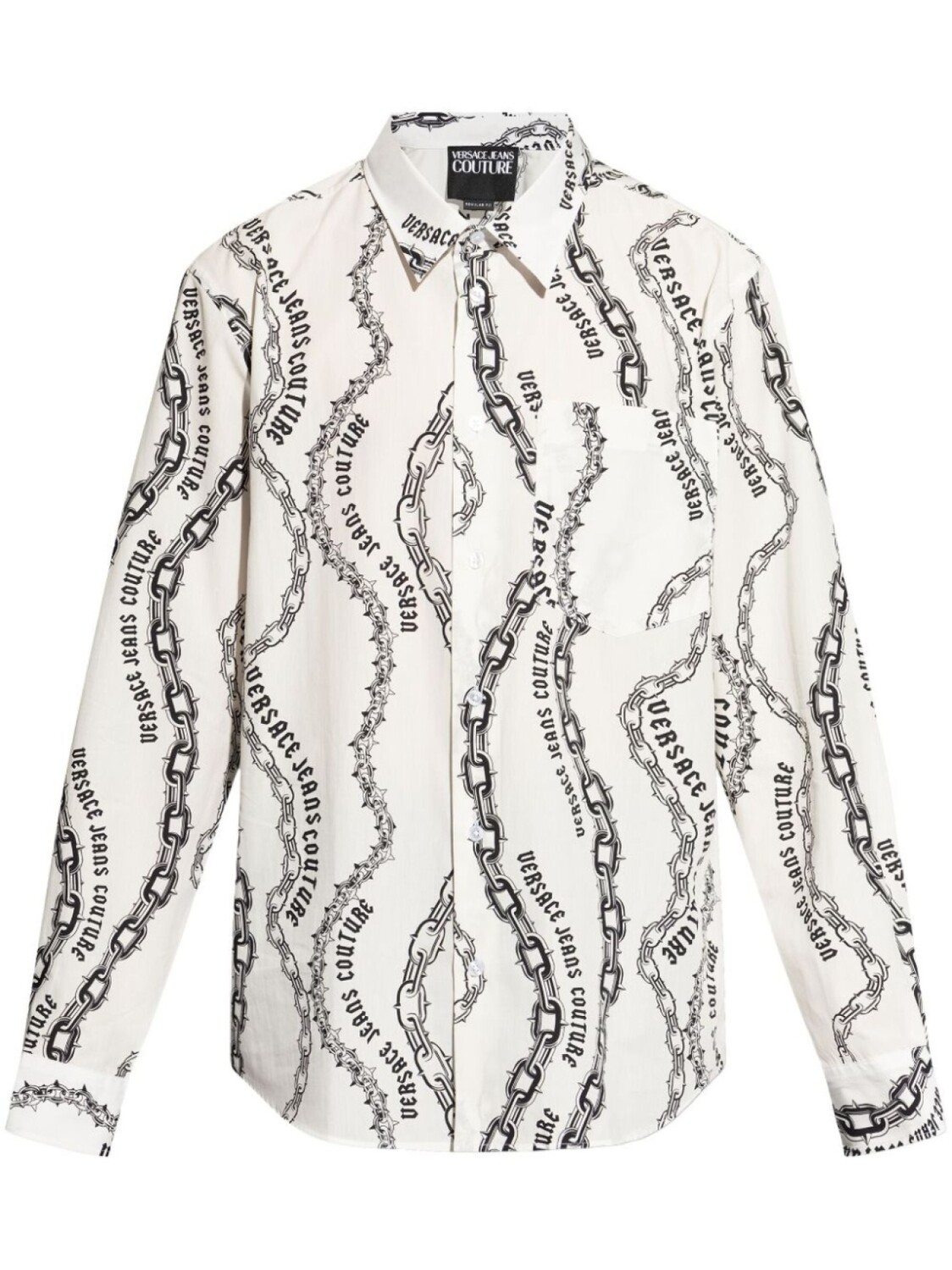 Рубашка Versace Jeans Couture Chain Couture, белый
Рубашка Versace Jeans Couture Chain Couture, белый