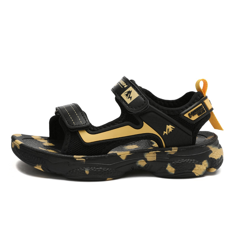 Сандалии детские, противоскользящие, износостойкие, низкие RHOBESAM, черный/золотой
Сандалии детские, противоскользящие, износостойкие, низкие RHOBESAM, черный/золотой