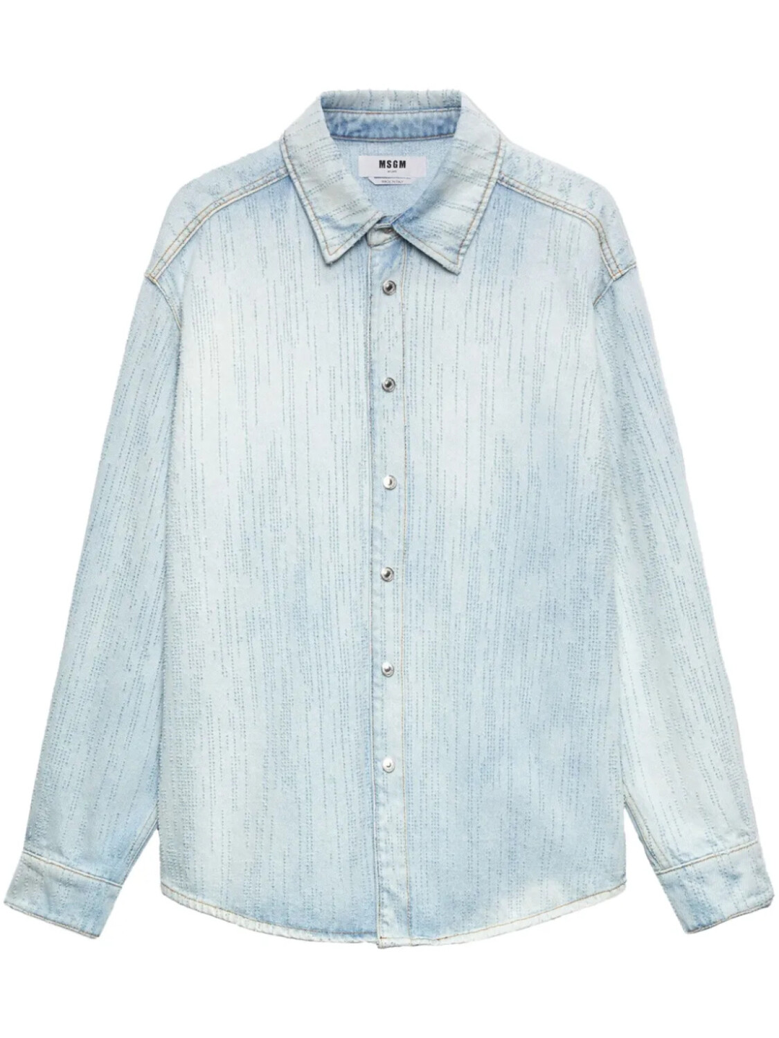 Рубашка из стираного денима MSGM, синий
Рубашка из стираного денима MSGM, синий