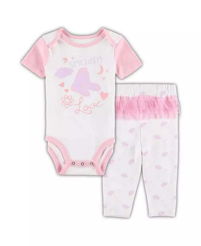 Боди и пачка с леггинсами Boston Red Sox Spreading Love для новорожденных и младенцев, мальчиков и девочек, белый и розовый Outerstuff
Боди и пачка с леггинсами Boston Red Sox Spreading Love для новорожденных и младенцев, мальчиков и девочек, белый и розовый Outerstuff