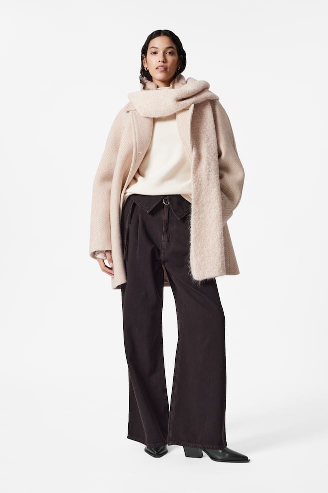 Однобортное шерстяное пальто средней длины & Other Stories, мультиколор
Однобортное шерстяное пальто средней длины & Other Stories, мультиколор