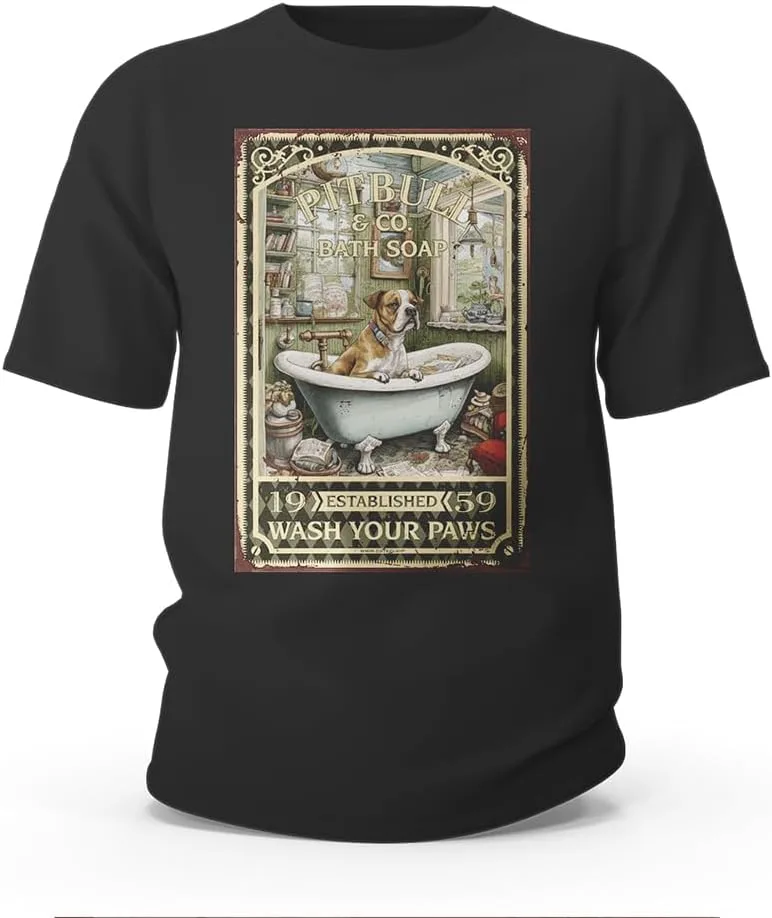 Футболка Funny T-Shirts для мужчин Pitbull Bath Soap Wash Your Paws ADWD
Футболка Funny T-Shirts для мужчин Pitbull Bath Soap Wash Your Paws ADWD