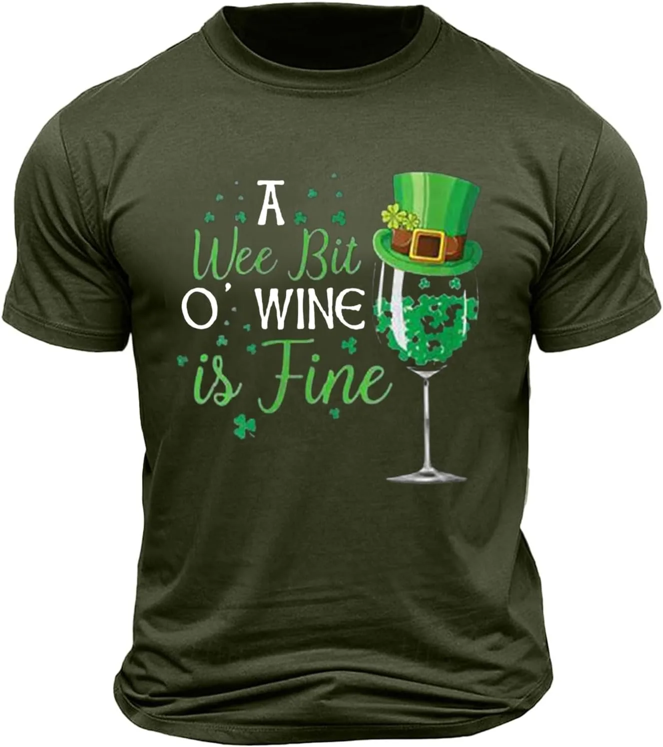 Мужская футболка St Patricks с принтом ирландского клевера FOCLMP
Мужская футболка St Patricks с принтом ирландского клевера FOCLMP