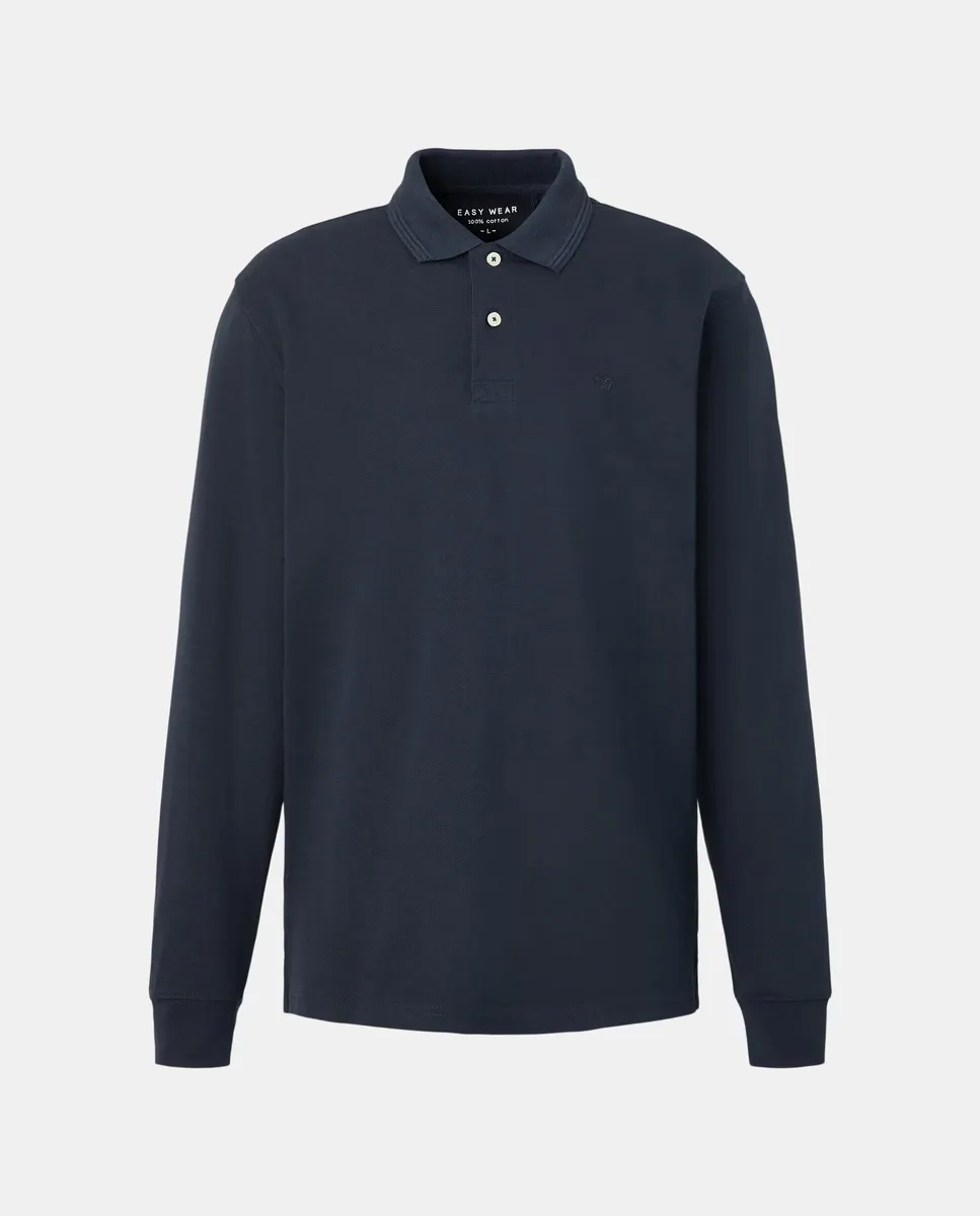 Длинный рукав мужской поло Easy Wear, темно-синий
Длинный рукав мужской поло Easy Wear, темно-синий