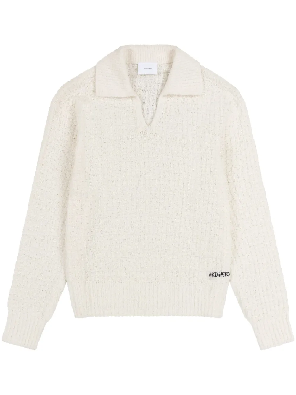 Свитер Scale с воротником поло Axel Arigato, нейтральный
Свитер Scale с воротником поло Axel Arigato, нейтральный