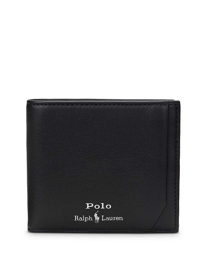 Гладкий кожаный кошелек Billfold Polo Ralph Lauren, черный
Гладкий кожаный кошелек Billfold Polo Ralph Lauren, черный