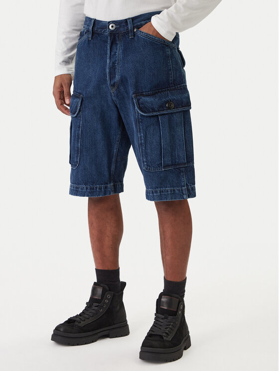 Джинсовые шорты relaxed fit Bend 3D Cargo D26528-D788 G-Star Raw, синий
Джинсовые шорты relaxed fit Bend 3D Cargo D26528-D788 G-Star Raw, синий