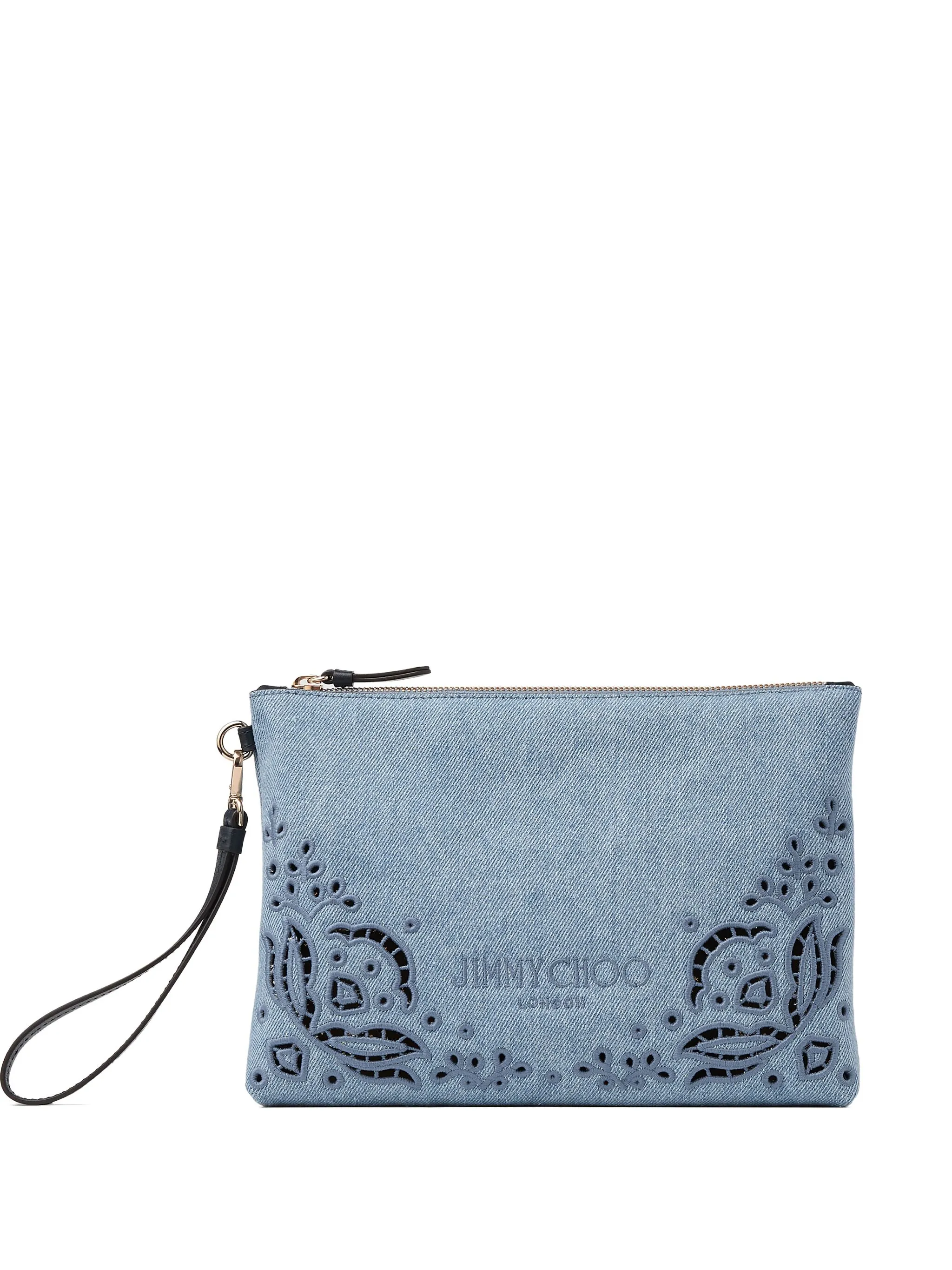 Клатч на молнии Jimmy Choo, синий
Клатч на молнии Jimmy Choo, синий