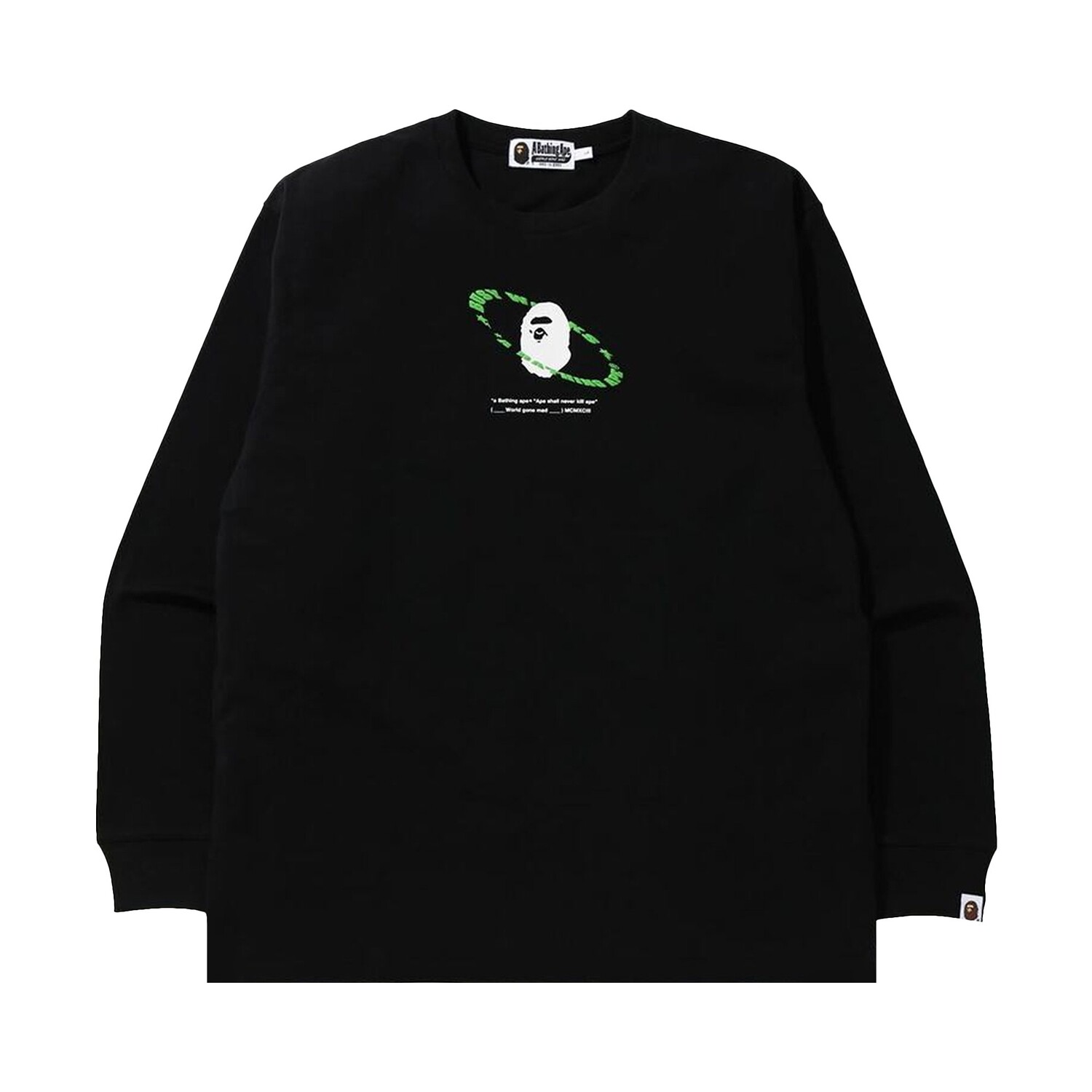 BAPE Universe Ape Футболка свободного кроя с длинными рукавами, черная, Черный, BAPE Universe Ape Футболка свободного кроя с длинными рукавами, черная 
BAPE Universe Ape Футболка свободного кроя с длинными рукавами, черная, Черный, BAPE Universe Ape Футболка свободного кроя с длинными рукавами, черная