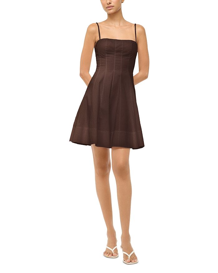 Мини-платье Wylie - эксклюзив STAUD, коричневый
Мини-платье Wylie - эксклюзив STAUD, коричневый