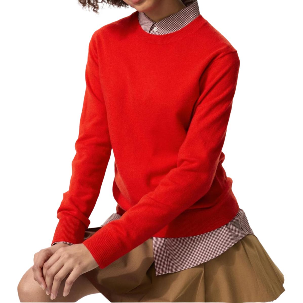 Кашемировый свитер Women's UNIQLO, красный
Кашемировый свитер Women's UNIQLO, красный