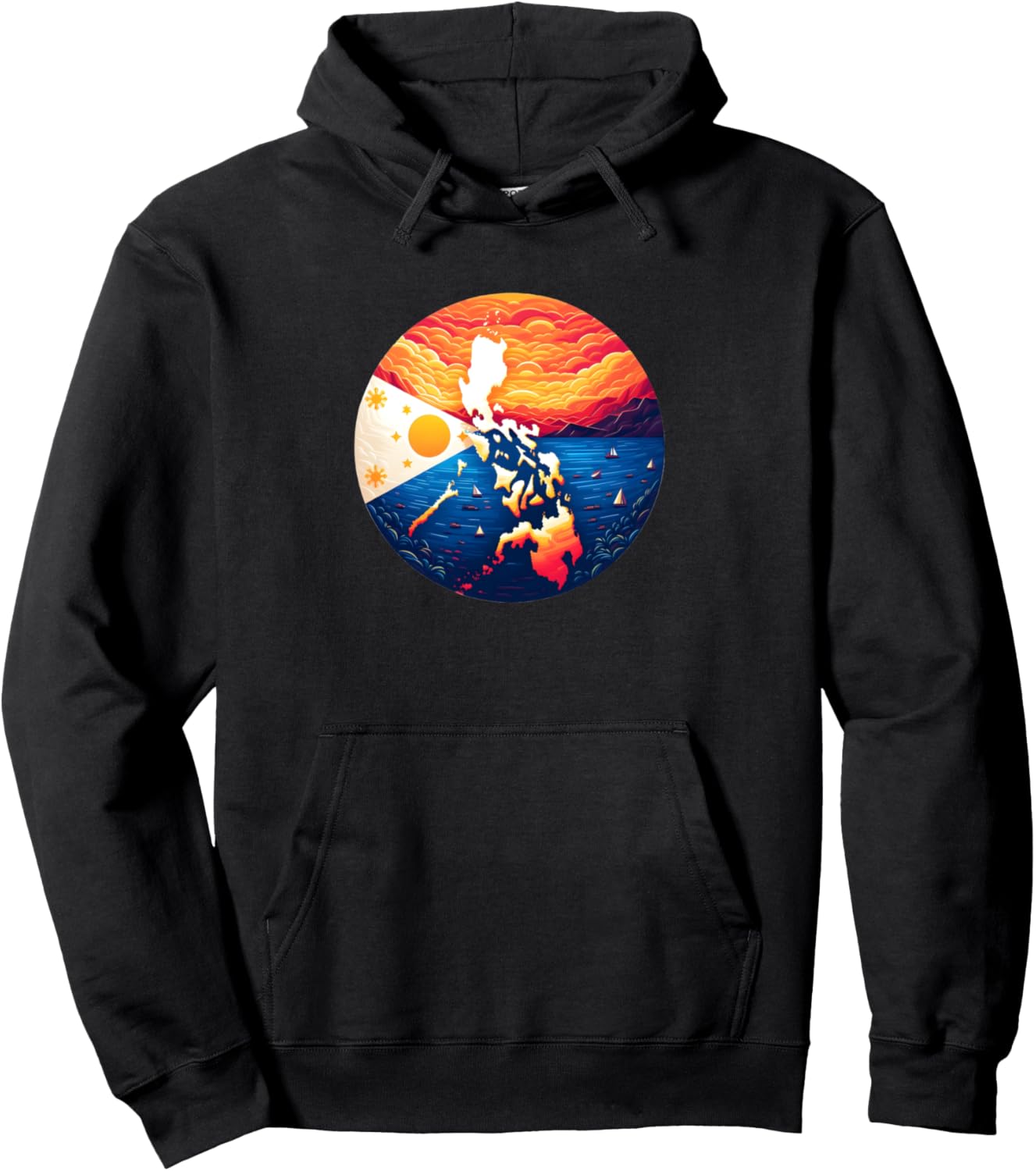 Филиппины - Худи с флагом Филиппин и расцветкой заката Philippine Sunset Collection, черный
Филиппины - Худи с флагом Филиппин и расцветкой заката Philippine Sunset Collection, черный