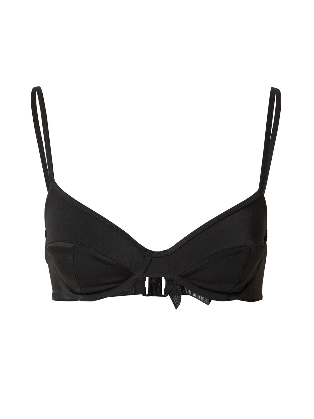 Бюстгальтер-майка Бикини Топ WEEKDAY Luna, черный 
Бюстгальтер-майка Бикини Топ WEEKDAY Luna, черный