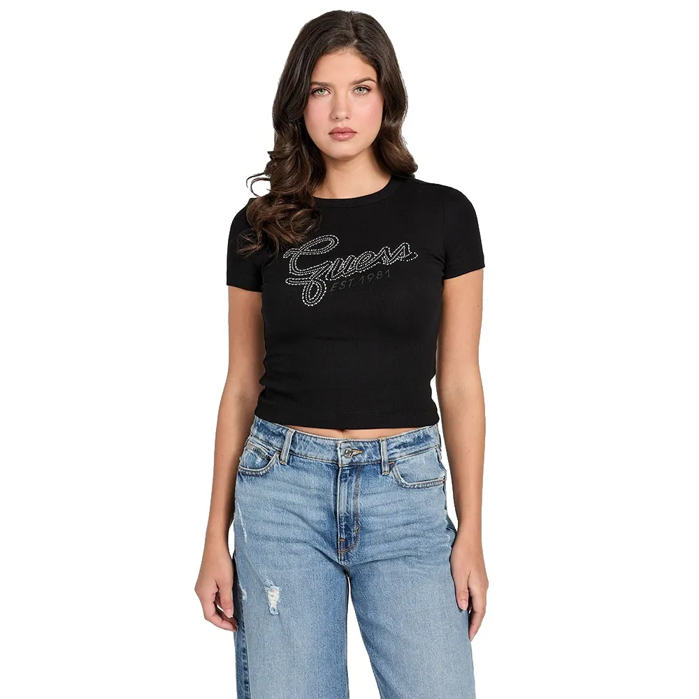 Футболка с коротким рукавом Guess Studs Script, черный
Футболка с коротким рукавом Guess Studs Script, черный