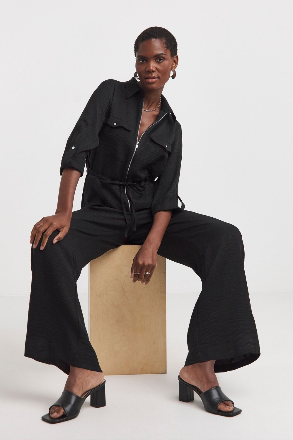 Универсальный комбинезон с длинными рукавами Jd Williams, черный
Универсальный комбинезон с длинными рукавами Jd Williams, черный