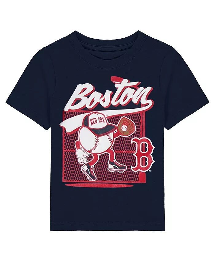 Футболка для мальчиков и девочек Navy Boston Red Sox On the Fence Outerstuff
Футболка для мальчиков и девочек Navy Boston Red Sox On the Fence Outerstuff