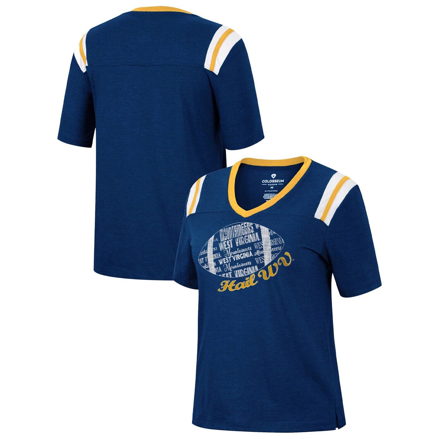 Женская футболка Colosseum Heathered Navy West Virginia Mountaineers 15 Min Early Football с v-образным вырезом Colosseum
Женская футболка Colosseum Heathered Navy West Virginia Mountaineers 15 Min Early Football с v-образным вырезом Colosseum