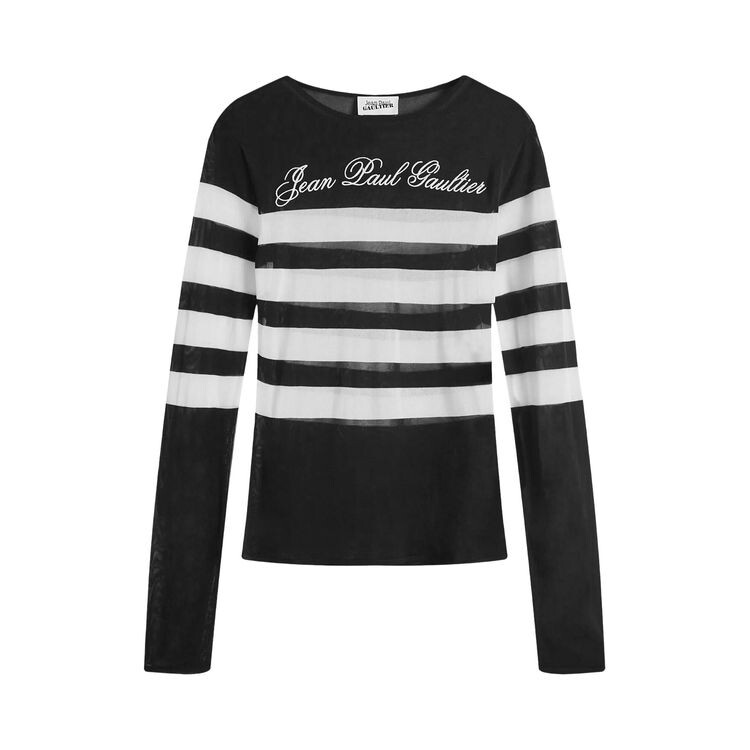 Топ Jean Paul Gaultier Intarcia Signature Mariniere Top Black/White, черный
Топ Jean Paul Gaultier Intarcia Signature Mariniere Top Black/White, черный
