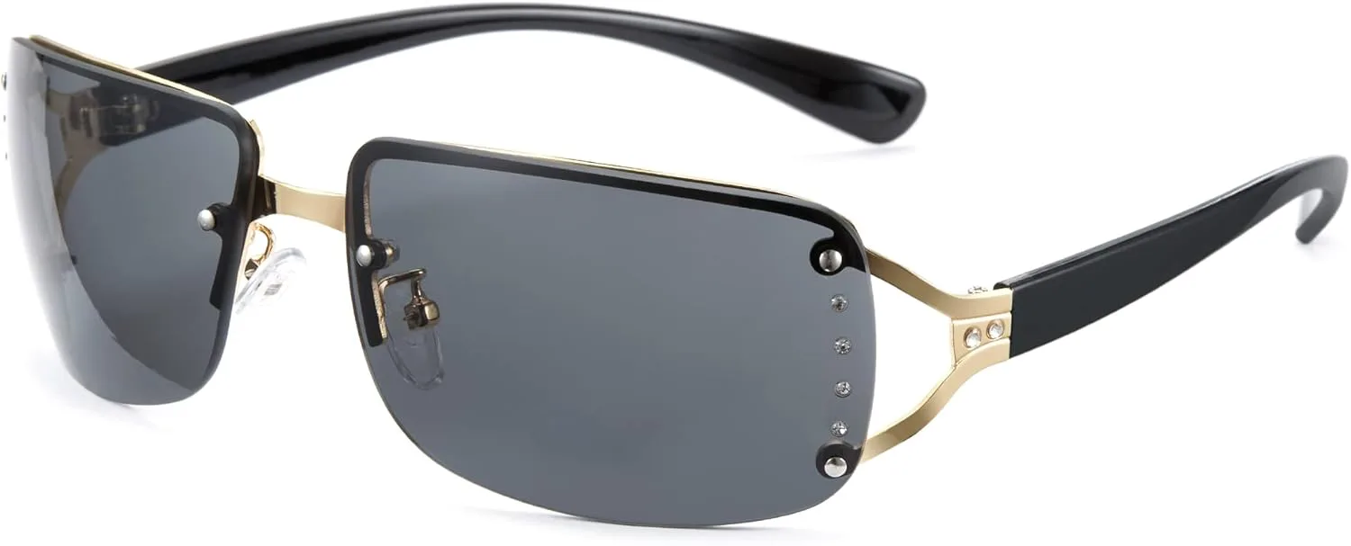 Солнцезащитные очки Cyxus Y2K для женщин, защита от УФ-излучения, винтажные модные солнцезащитные очки 2000-х годов, артикул 1097, 00-black Lens Gold Frame 1097
Солнцезащитные очки Cyxus Y2K для женщин, защита от УФ-излучения, винтажные модные солнцезащитные очки 2000-х годов, артикул 1097, 00-black Lens Gold Frame 1097