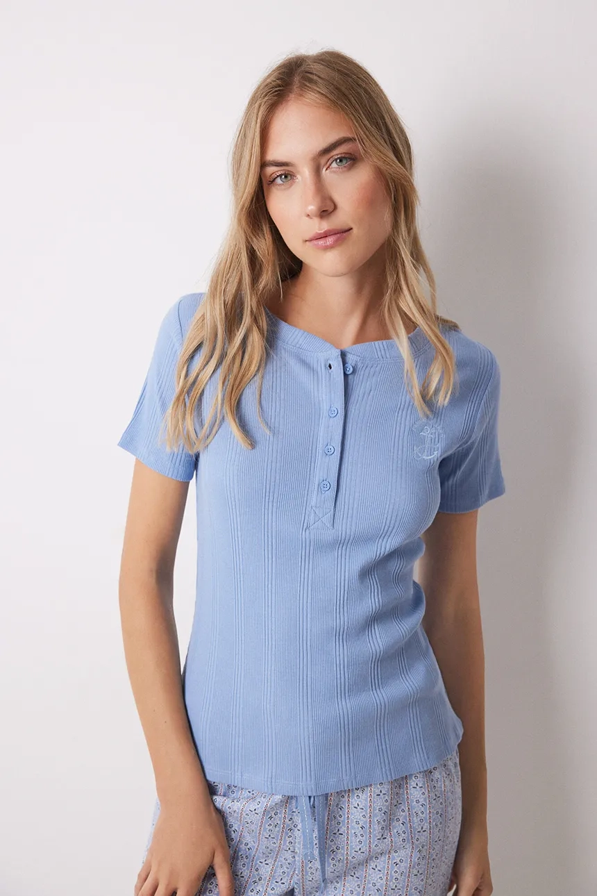 Пижамная футболка MIX AND MATCH HAMPTONS women'secret, синий
Пижамная футболка MIX AND MATCH HAMPTONS women'secret, синий