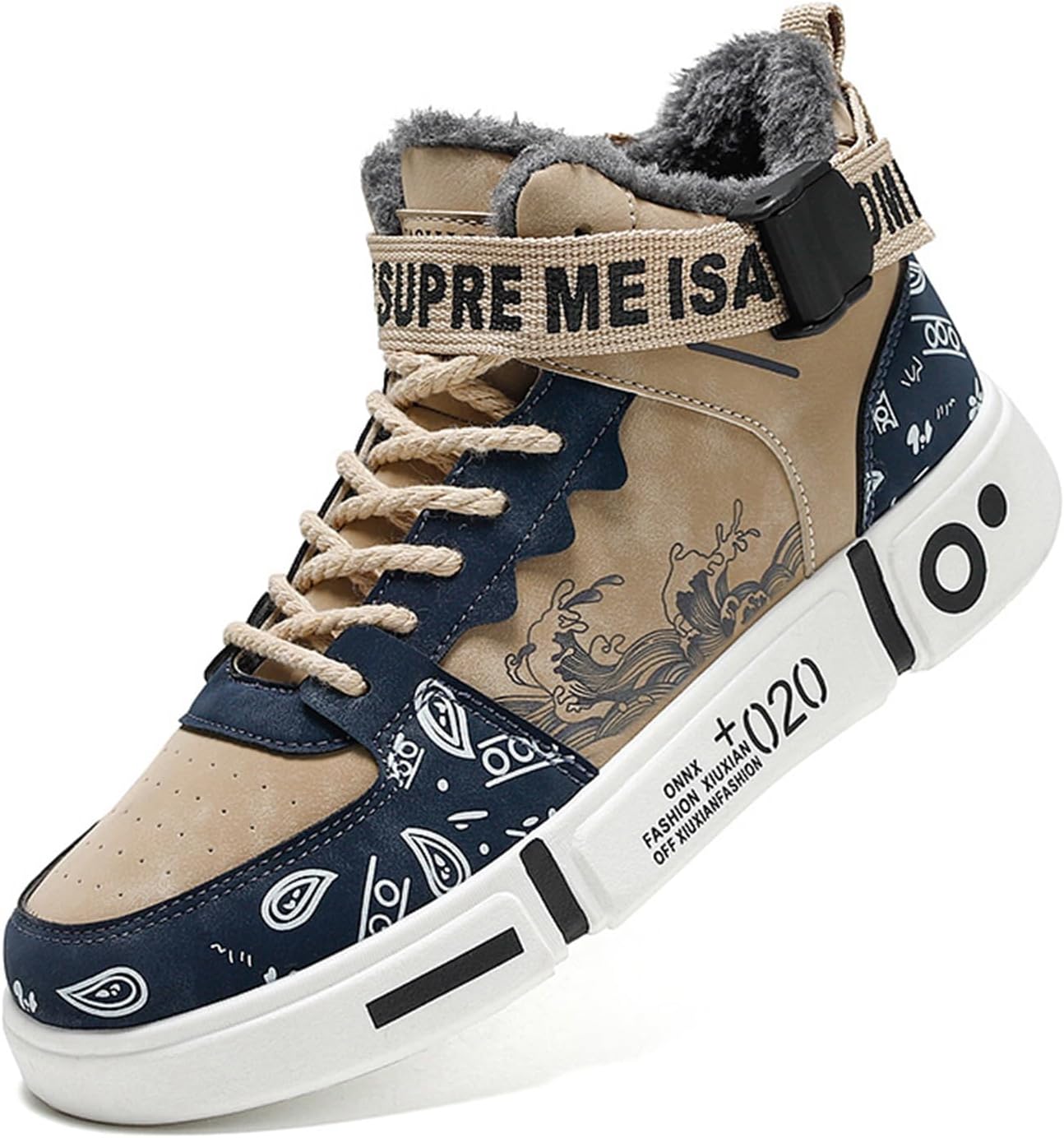 Мужские высокие кеды GSIGUL для скейтборда, повседневной ходьбы, кроссовки с граффити, модные спортивные обувь, синий
Мужские высокие кеды GSIGUL для скейтборда, повседневной ходьбы, кроссовки с граффити, модные спортивные обувь, синий