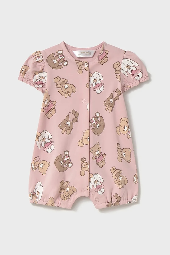 Хлопковый детский комбинезон Rampers Mayoral Newborn, розовый
Хлопковый детский комбинезон Rampers Mayoral Newborn, розовый