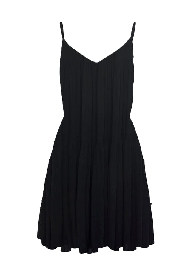 Летнее платье Ilex с v-образным вырезом Lascana, черный
Летнее платье Ilex с v-образным вырезом Lascana, черный