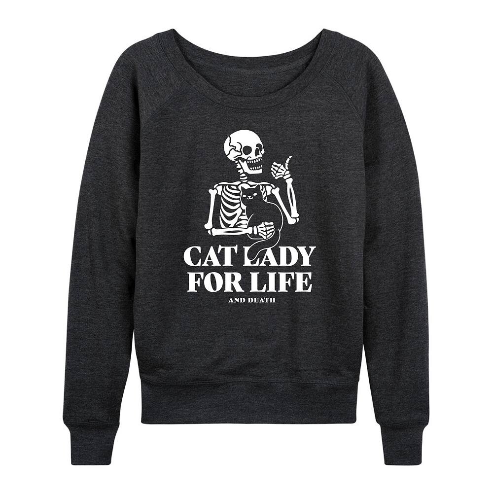 Женский легкий свитшот из френч терри Cat Lady For Life Skeleton, цвет Heather Charcoal
Женский легкий свитшот из френч терри Cat Lady For Life Skeleton, цвет Heather Charcoal