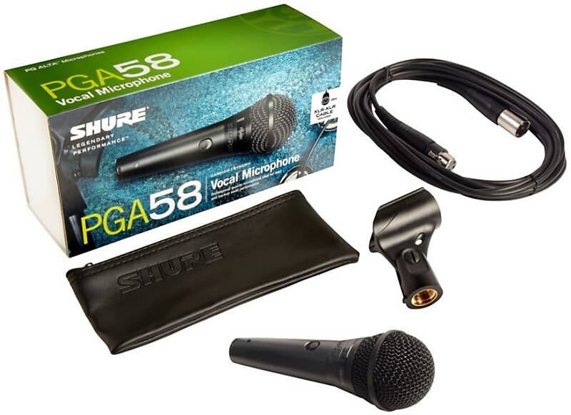 Кардиоидный динамический вокальный микрофон Shure PGA58-XLR
Кардиоидный динамический вокальный микрофон Shure PGA58-XLR