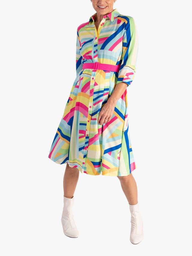 Платье-рубашка с геометрической волной chesca, цвет Lime/Multi
Платье-рубашка с геометрической волной chesca, цвет Lime/Multi