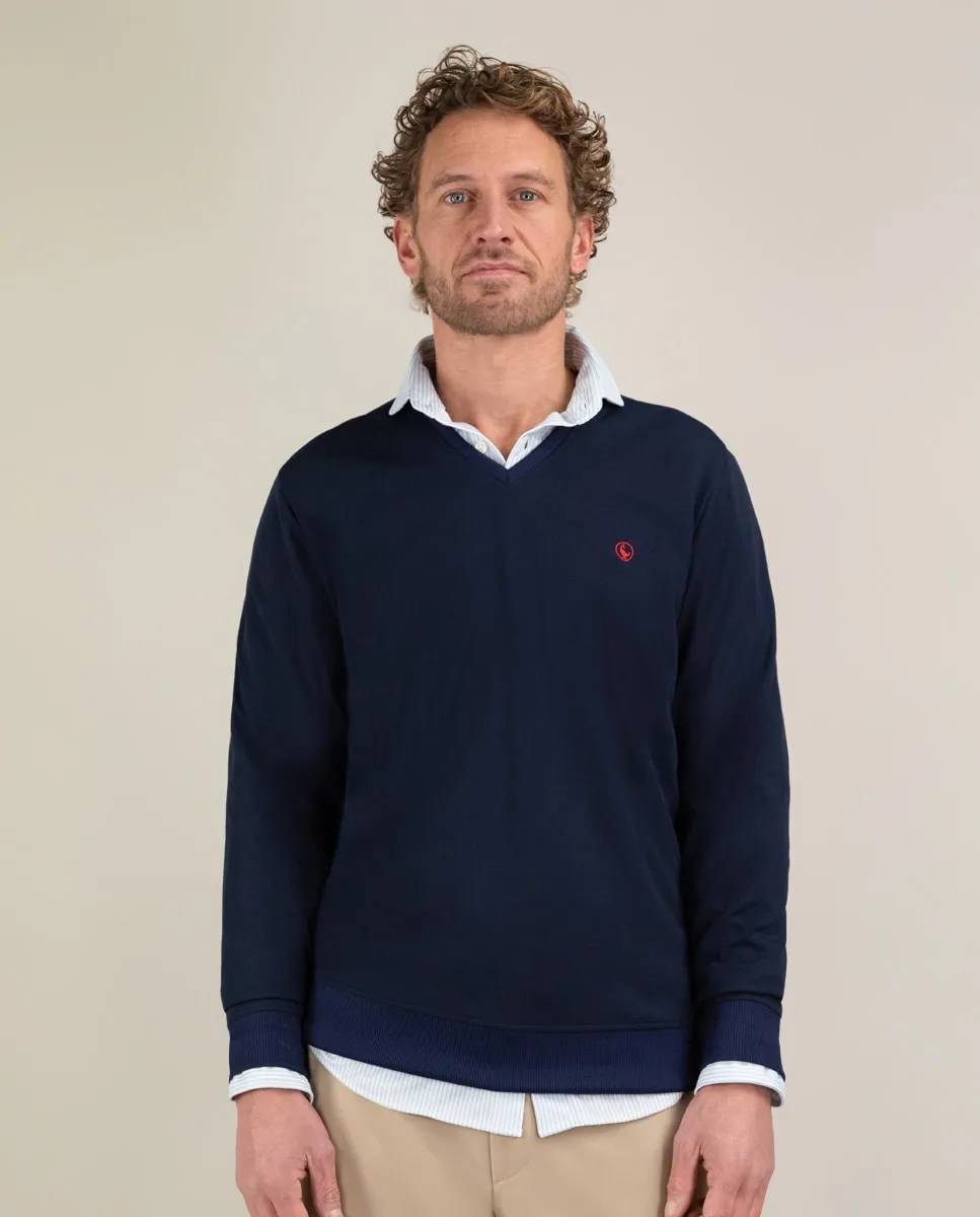 Мужская толстовка Sepiia с V-образным вырезом El Ganso, синий
Мужская толстовка Sepiia с V-образным вырезом El Ganso, синий