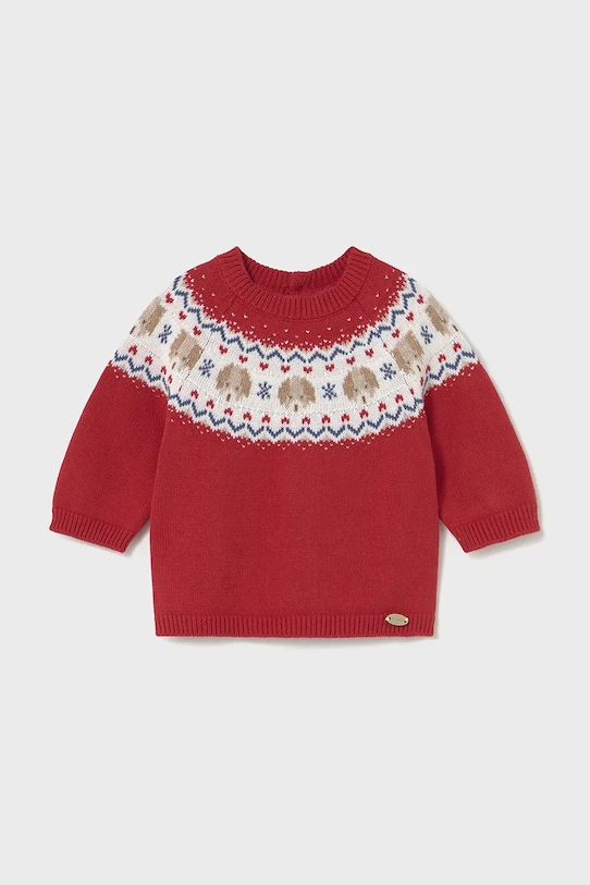 Детский свитер из смесовой шерсти Mayoral Newborn, бордовый
Детский свитер из смесовой шерсти Mayoral Newborn, бордовый