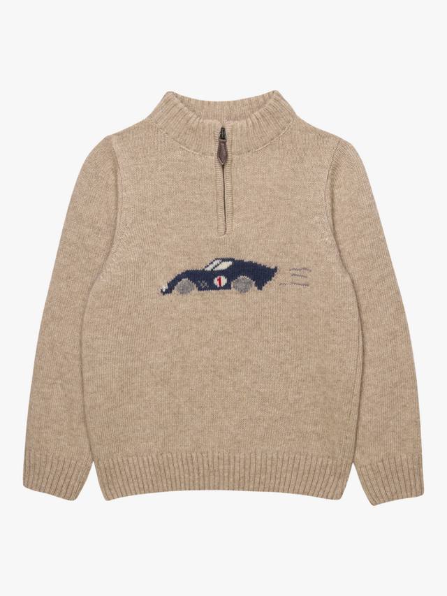 Детский джемпер Sebastian Car с полузастежкой Trotters, Oatmeal
Детский джемпер Sebastian Car с полузастежкой Trotters, Oatmeal