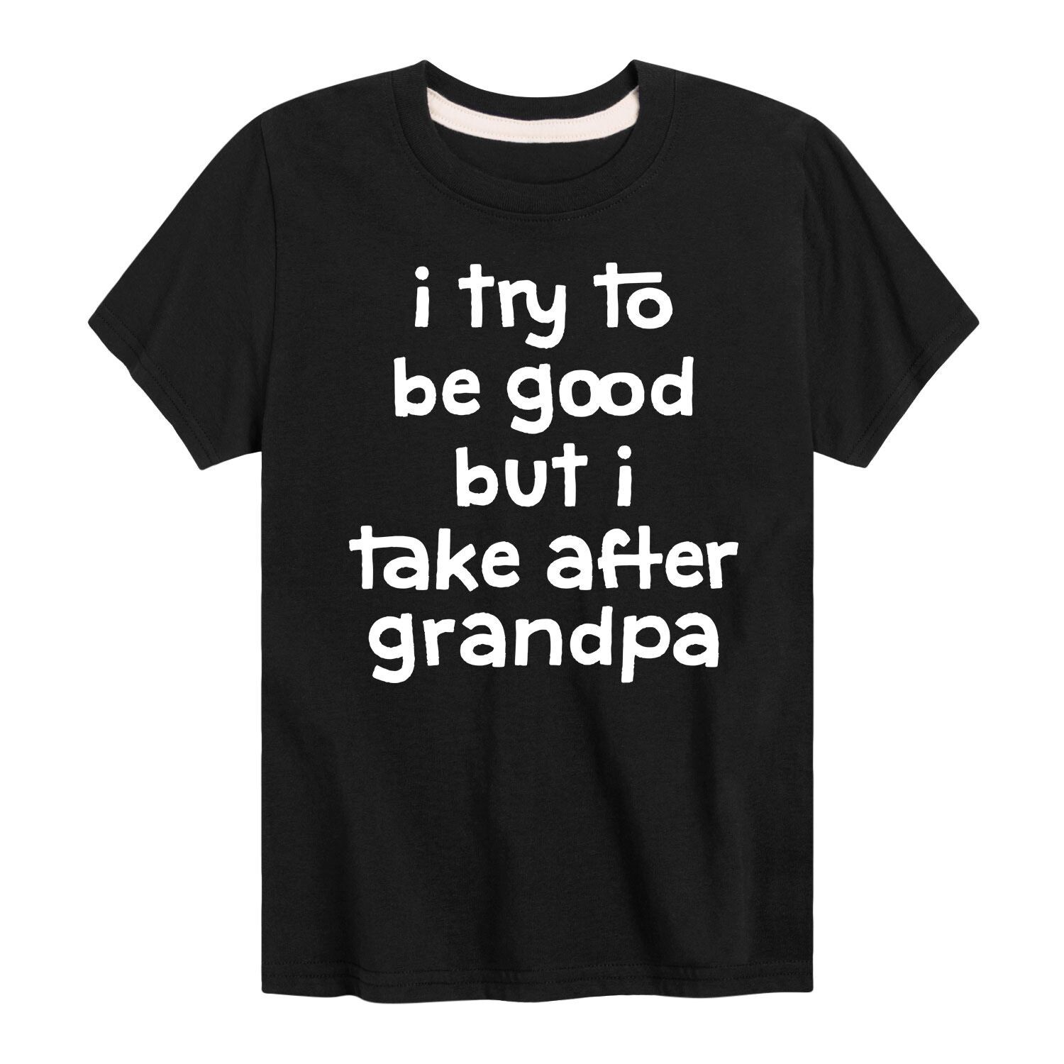 Футболка «Я стараюсь быть хорошим дедушкой» для мальчиков 8–20 лет Licensed Character, черный
Футболка «Я стараюсь быть хорошим дедушкой» для мальчиков 8–20 лет Licensed Character, черный